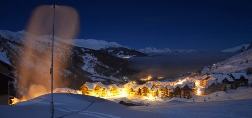 Ouverture saison 2021-2022 à Valmeinier de nuit