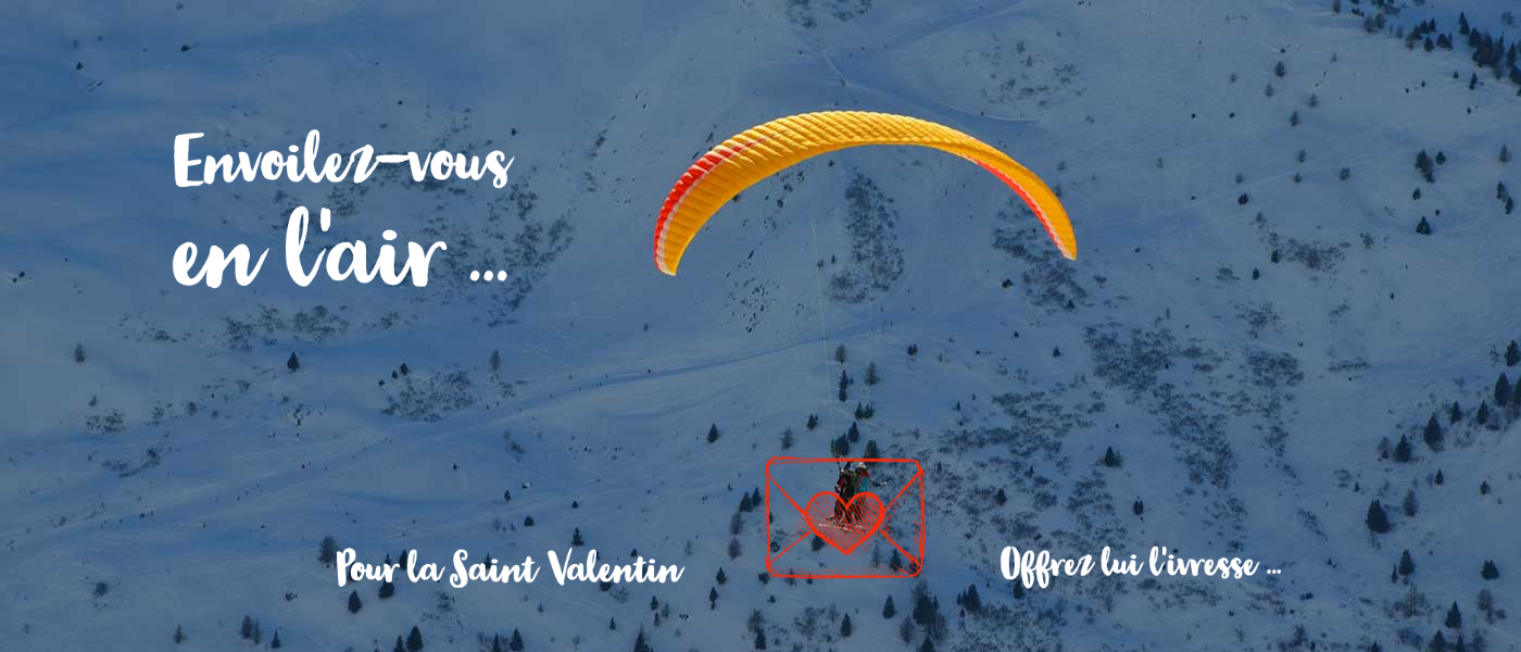 Saint Valentin Envergure Parapente