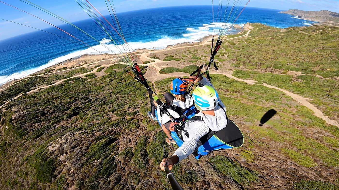 Vol parapente en Sardaigne