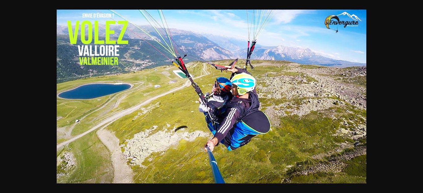 Vol en parapente pour s'évader