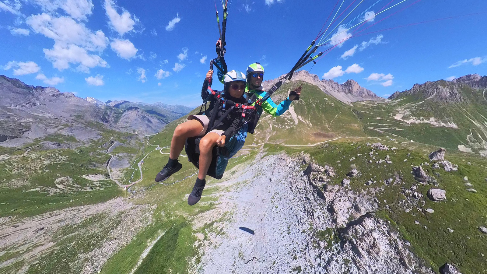 Expérience parapente sur le Galibier