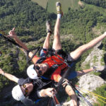 Baptême en parapente l'été à Valmeinier et Valloire