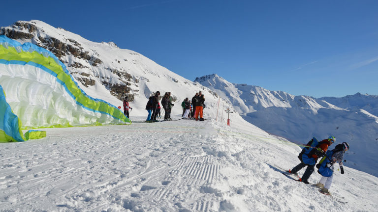 Décollage Parapente Speddriding