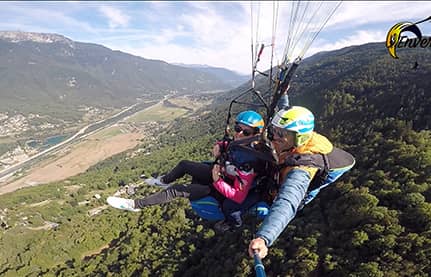 Tarifs baptême en parapente