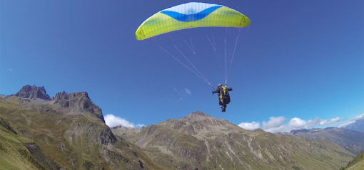 Parapente  sommet du col