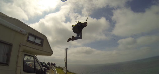 Overflying Loulou's Camper van